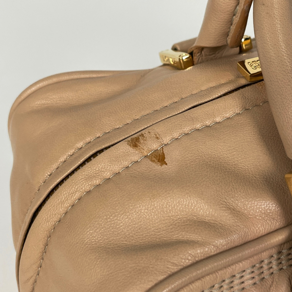 Loewe Amazona 28 Anagram Handbag, Leather, Beige, Women's - Picture 4 of 7